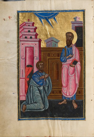 Saint Paul and Sergius, Roman Proconsul in Cyprus by Unbekannt Unbekannt